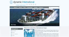 Desktop Screenshot of dynamicintlcargo.com